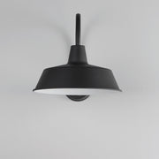 Pier M 14" Extra Large Outdoor Wall Sconce in Black
