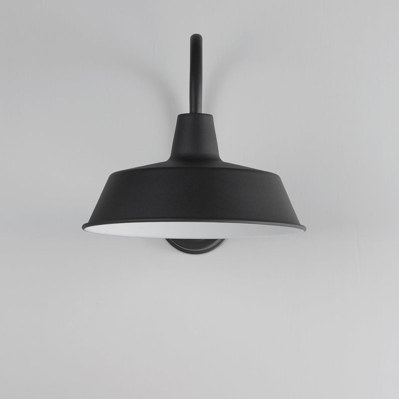 Pier M 14" Extra Large Outdoor Wall Sconce in Black