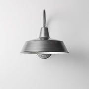 Pier M 14" Extra Large Outdoor Wall Sconce in Weathered Zinc