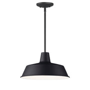 Pier M 14" Extra Large Outdoor Pendant in Black