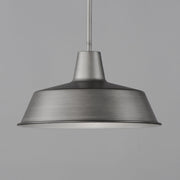 Pier M 14" Extra Large Outdoor Pendant in Weathered Zinc