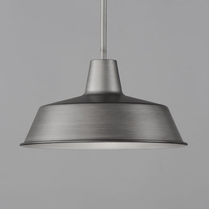 Pier M 14" Extra Large Outdoor Pendant in Weathered Zinc