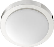 11" 2 Light Ceiling Mount in Polished Nickel