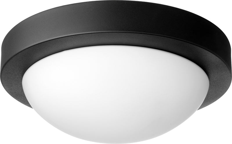 11" 2 Light Ceiling Mount in Textured Black