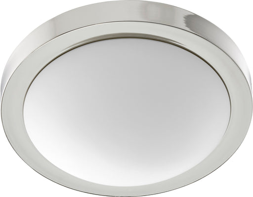 13" 2 Light Ceiling Mount in Polished Nickel