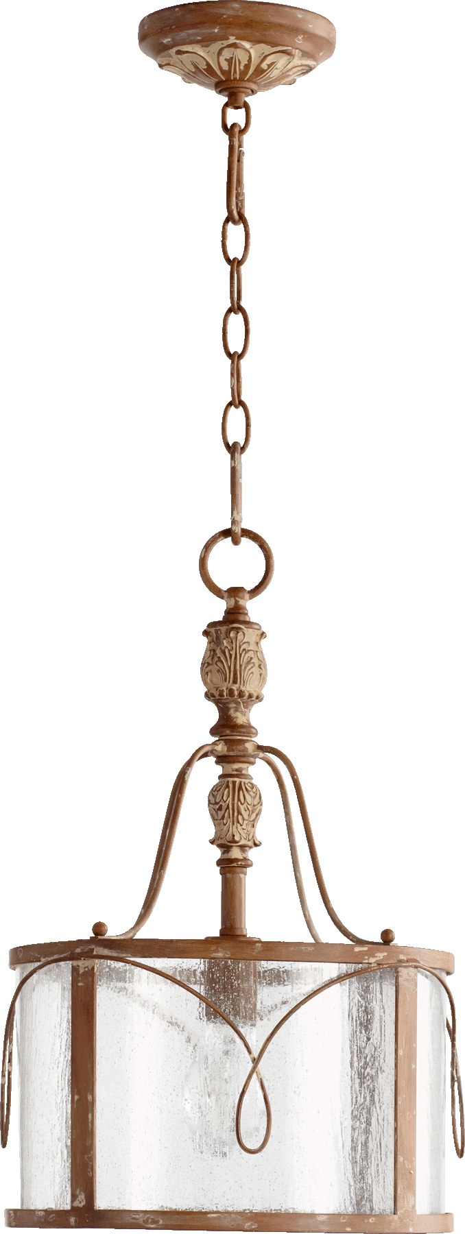 Salento 1 Light Pendant in French Umber