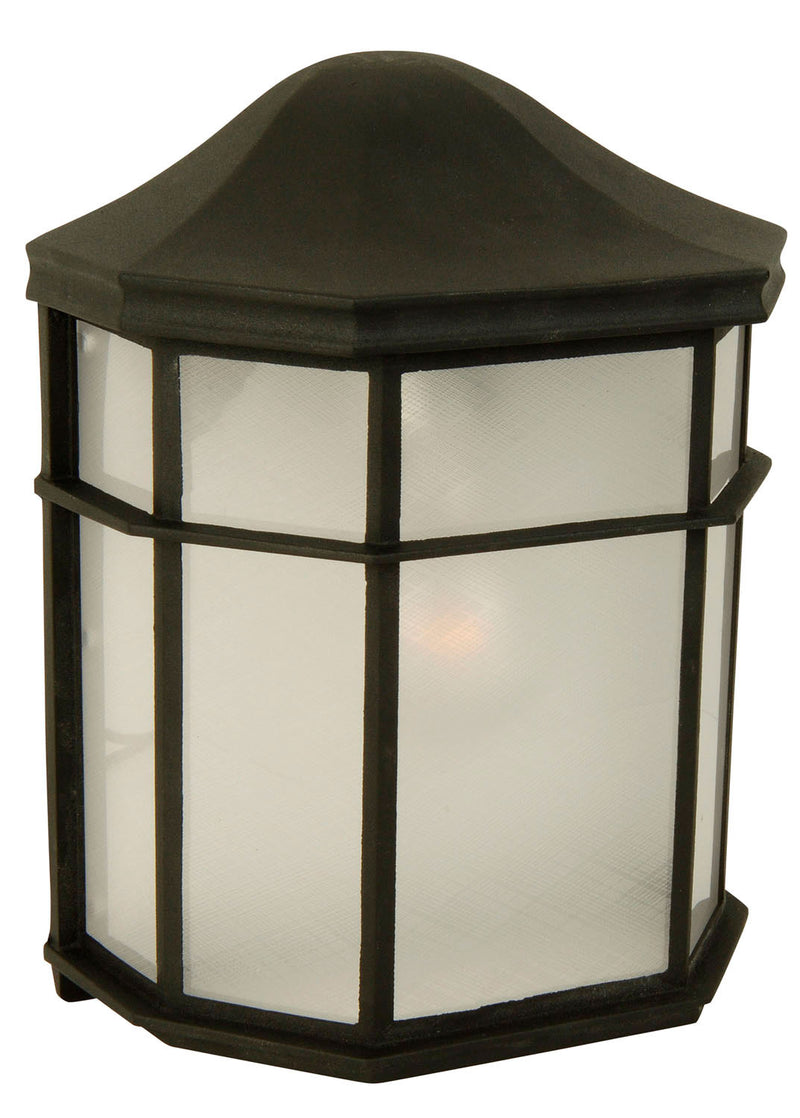 Coach Lights 1-Light Wall Mount in Textured Matte Black
