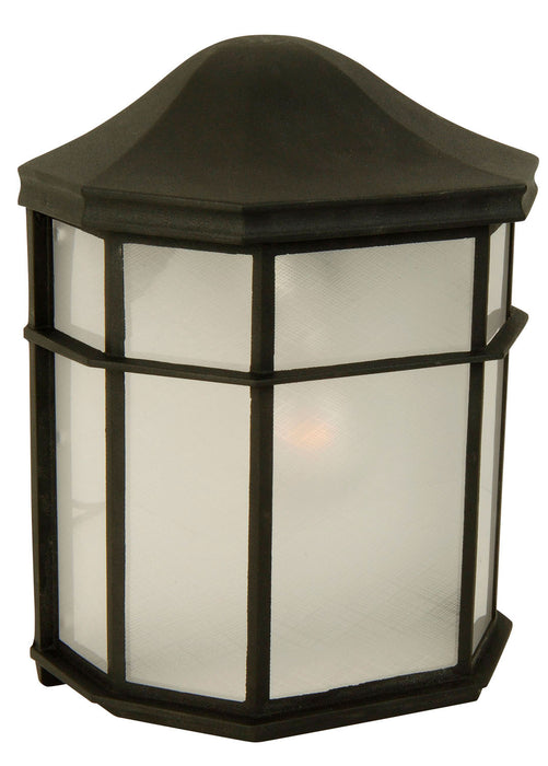 Coach Lights 1-Light Wall Mount in Textured Matte Black