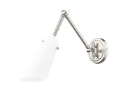 Julia 1 Light 5.25" Wall Sconce in Brushed Nickel