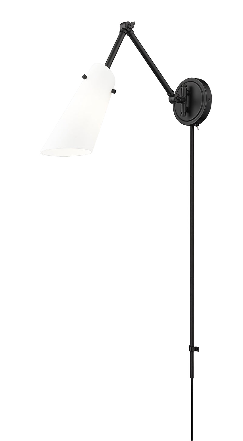 Julia 1 Light 5.25" Wall Sconce in Matte Black