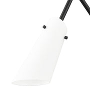 Julia 1 Light 5.25" Wall Sconce in Matte Black