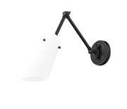 Julia 1 Light 5.25" Wall Sconce in Matte Black