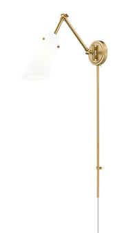 Julia 1 Light 5.25" Wall Sconce in Modern Gold