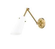Julia 1 Light 5.25" Wall Sconce in Modern Gold