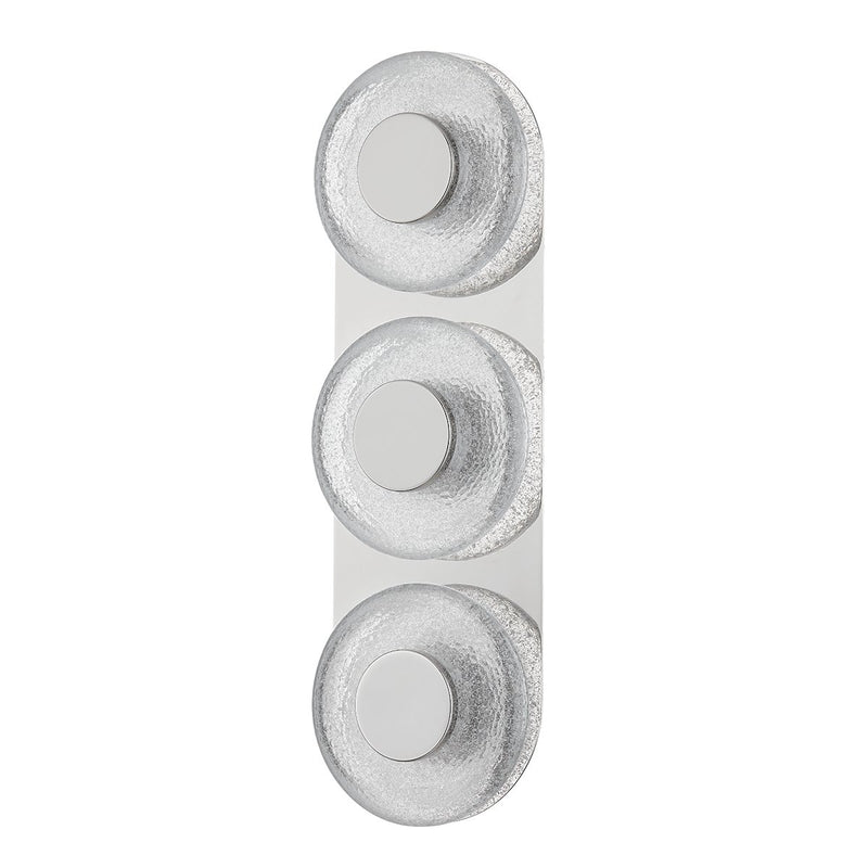 Pearl 3-Light Bath Vanity Light in Polished Nickel