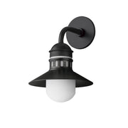 Admiralty 10" 1 Light Outdoor Wall Sconce in Black