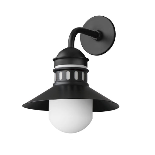 Admiralty 12" 1 Light Outdoor Wall Sconce in Black