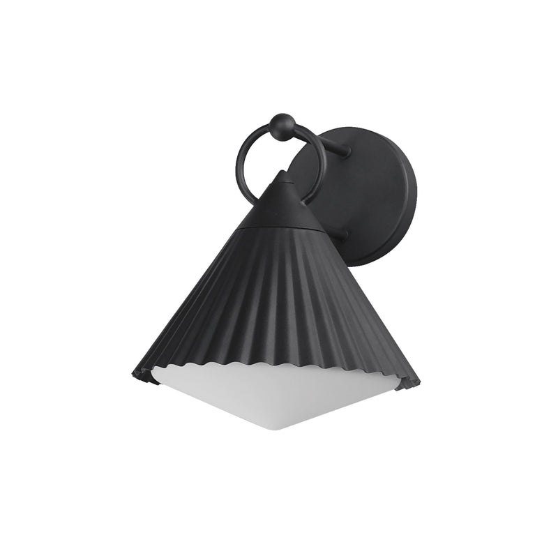 Odette 12" Outdoor Wall Sconce in Black