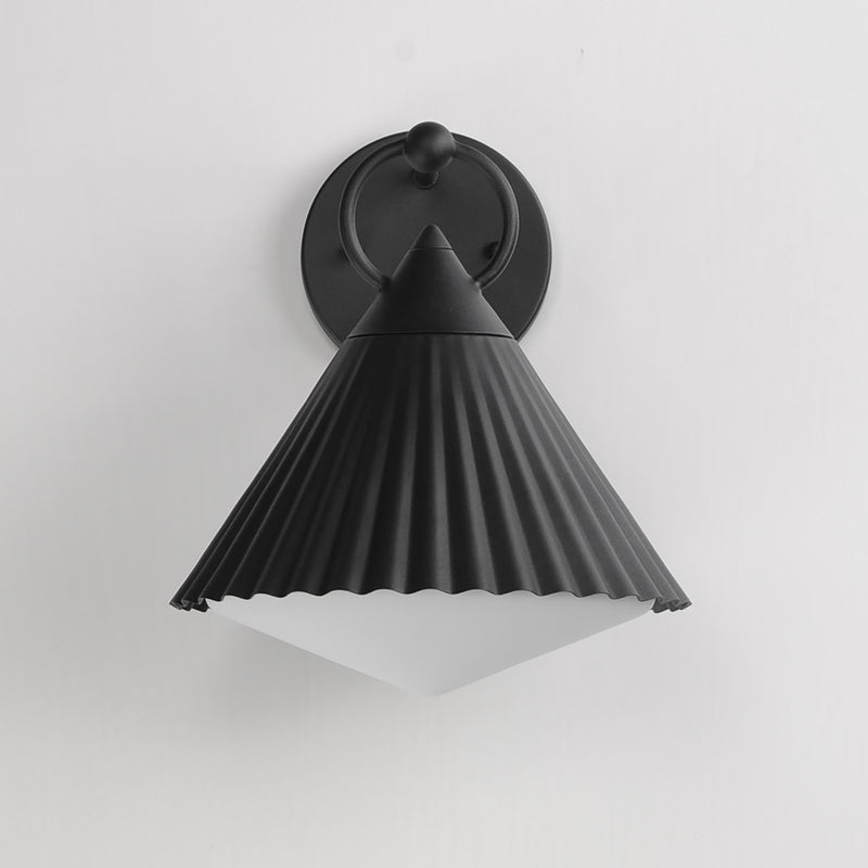 Odette 12" Outdoor Wall Sconce in Black