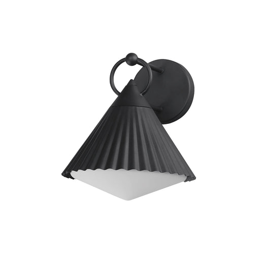 Odette 12" Outdoor Wall Sconce in Black