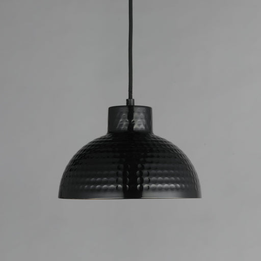 Rockport 10" Pendant in Black / Antique Copper