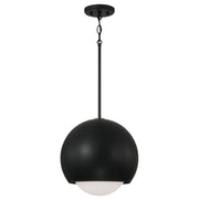 Dolby Globe Pendant in Black Iron