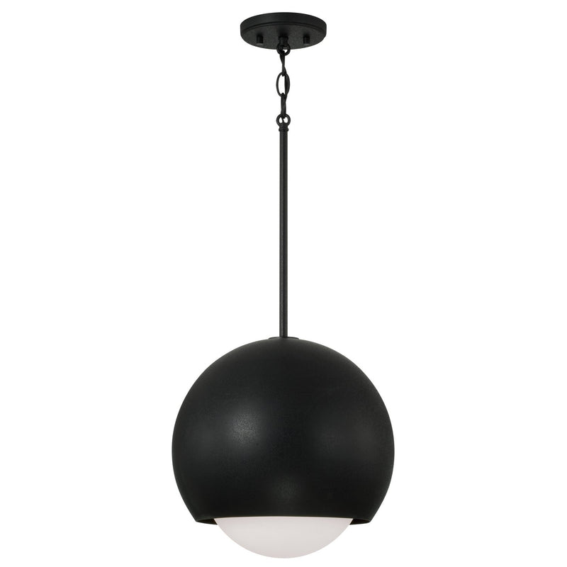 Dolby Globe Pendant in Black Iron