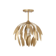 Margeaux Semi-Flush Mount in Buffed Gold
