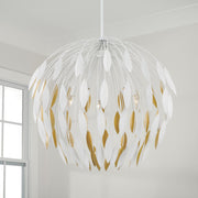 Margeaux 5-Light Pendant in Matte White
