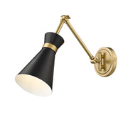 Soriano 1 Light 6.25" Wall Sconce in Matte Black
