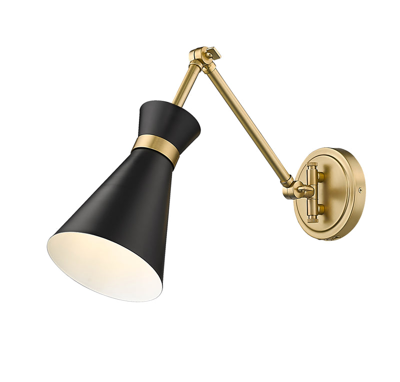Soriano 1 Light 6.25" Wall Sconce in Matte Black