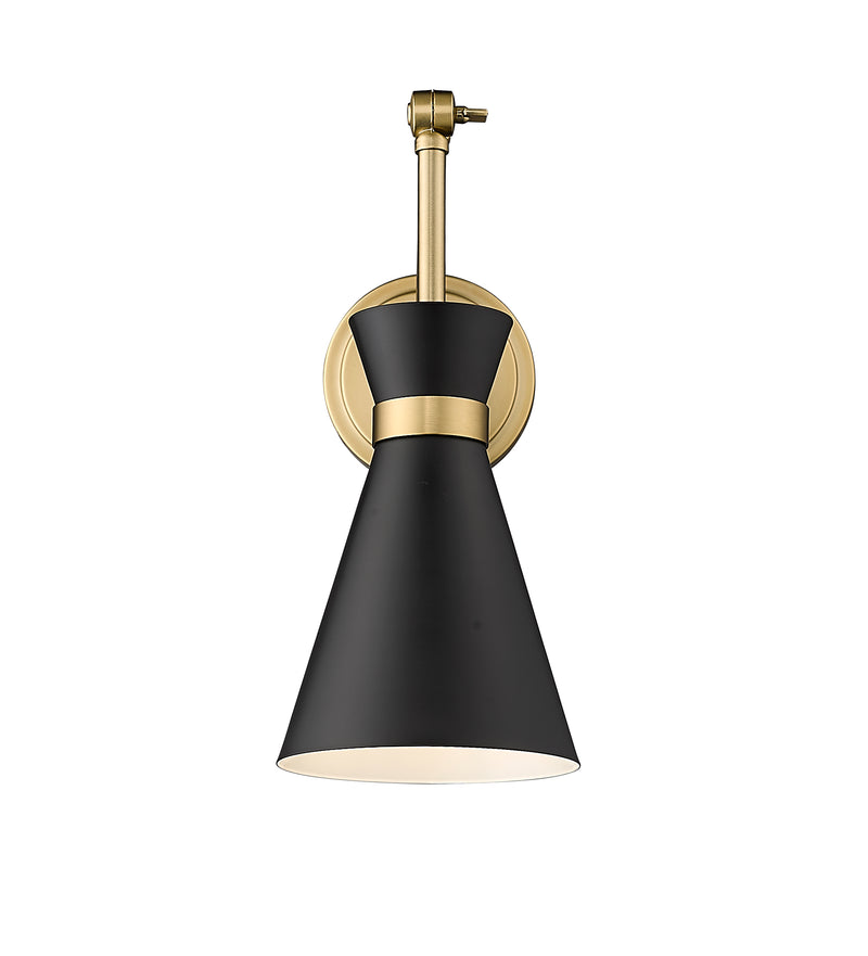 Soriano 1 Light 6.25" Wall Sconce in Matte Black