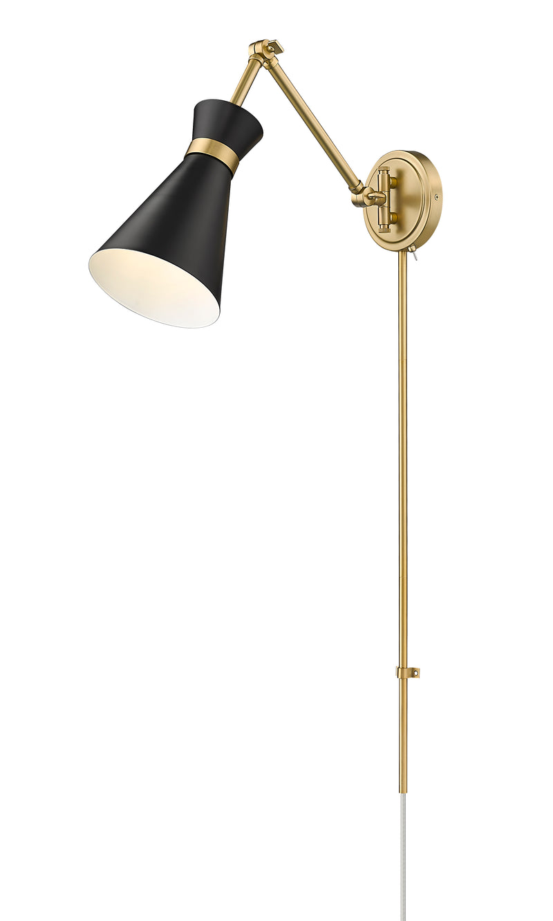 Soriano 1 Light 6.25" Wall Sconce in Matte Black