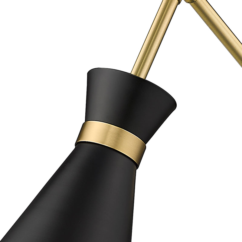 Soriano 1 Light 6.25" Wall Sconce in Matte Black