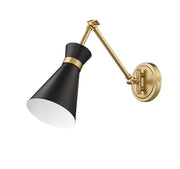 Soriano 1 Light 6.25" Wall Sconce in Matte Black
