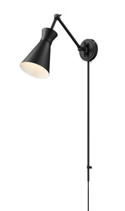 Soriano 1 Light 6.25" Wall Sconce in Matte Black
