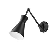 Soriano 1 Light 6.25" Wall Sconce in Matte Black