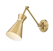 Soriano 1 Light 6.25" Wall Sconce in Modern Gold