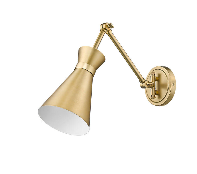 Soriano 1 Light 6.25" Wall Sconce in Modern Gold