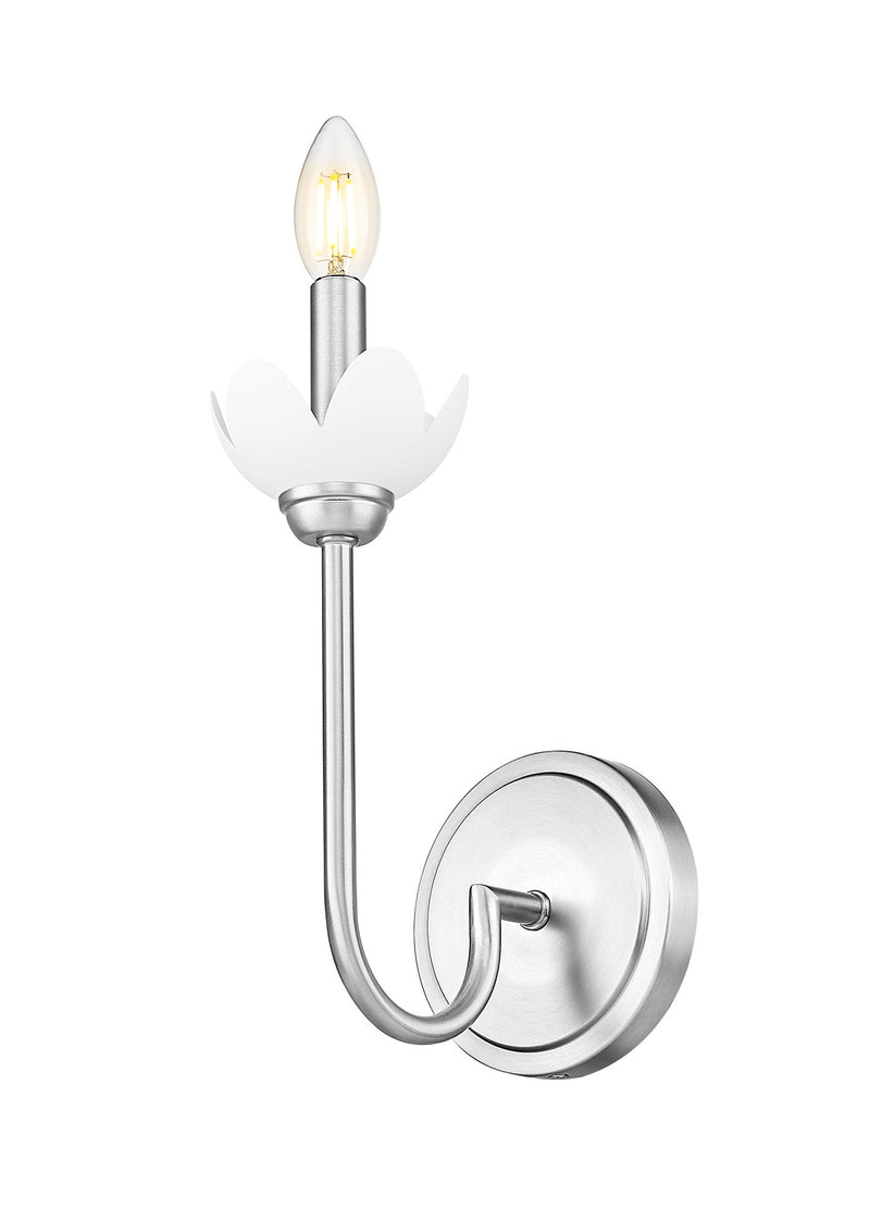 Allistair 1 Light 5.25" Wall Sconce in Brushed Nickel