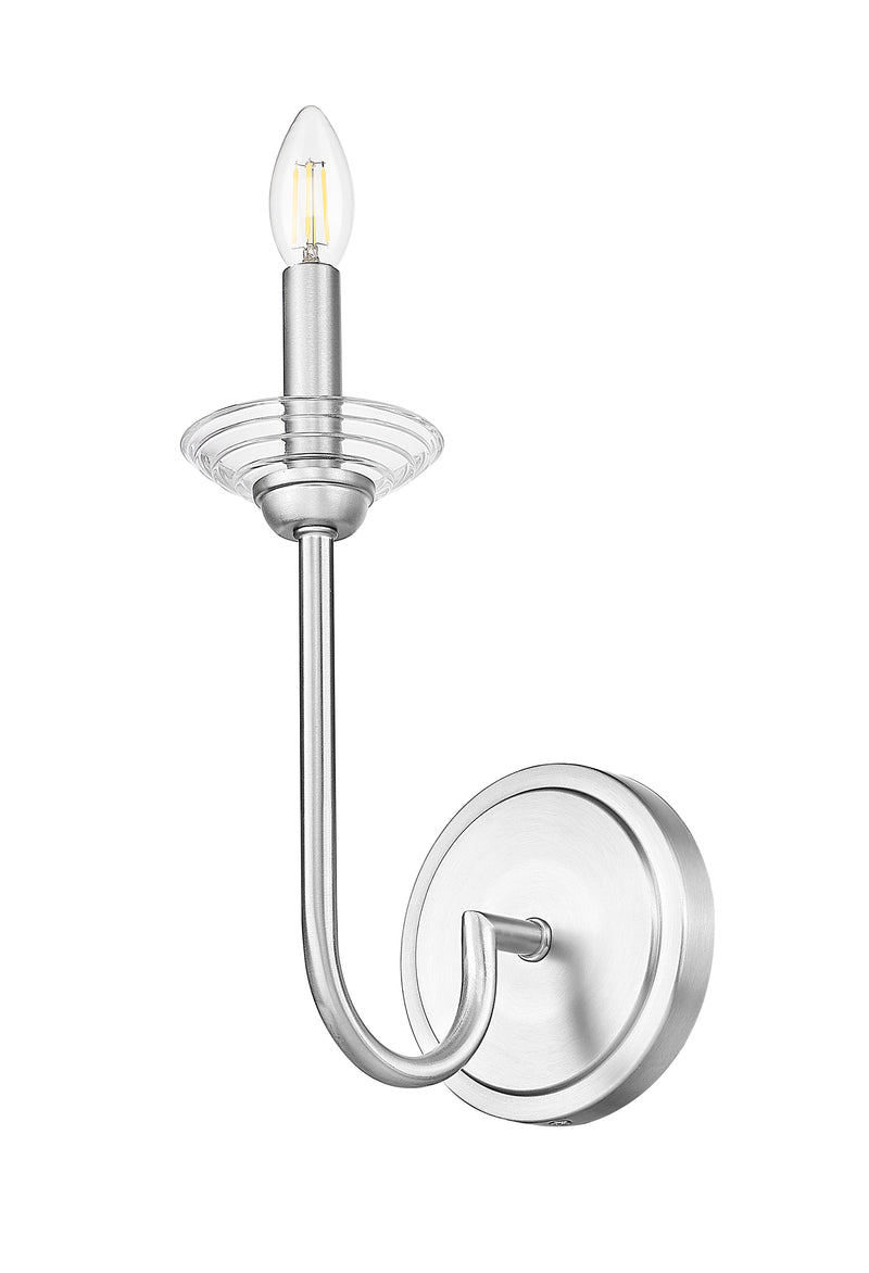 Allistair 1 Light 5.25" Wall Sconce in Brushed Nickel