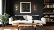 Allistair 1 Light 5.25" Wall Sconce in Brushed Nickel in a room setting