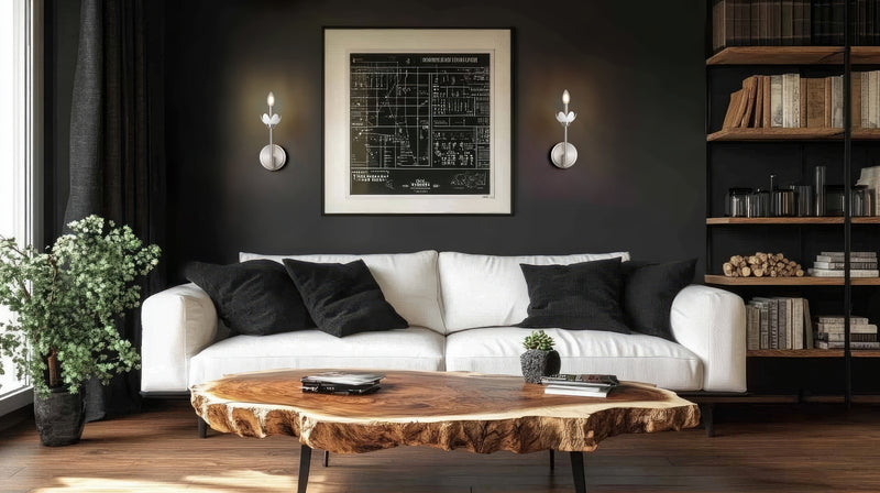 Allistair 1 Light 5.25" Wall Sconce in Brushed Nickel in a room setting