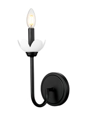 Allistair 1 Light 5.25" Wall Sconce in Matte Black