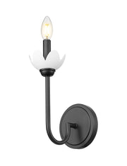 Allistair 1 Light 5.25" Wall Sconce in Matte Black