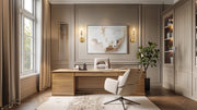 Allistair 1 Light 5.25" Wall Sconce in Modern Gold in a room setting