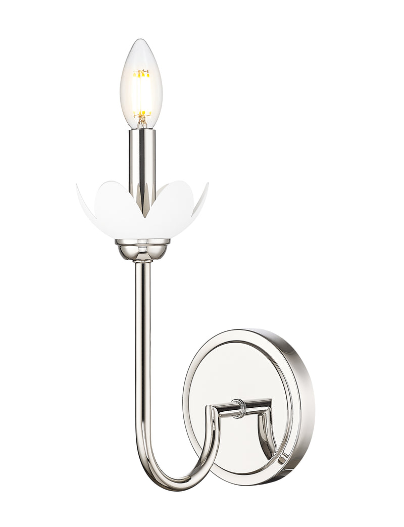 Allistair 1 Light 5.25" Wall Sconce in Polished Nickel