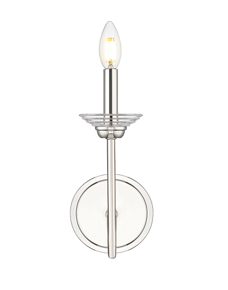 Allistair 1 Light 5.25" Wall Sconce in Polished Nickel