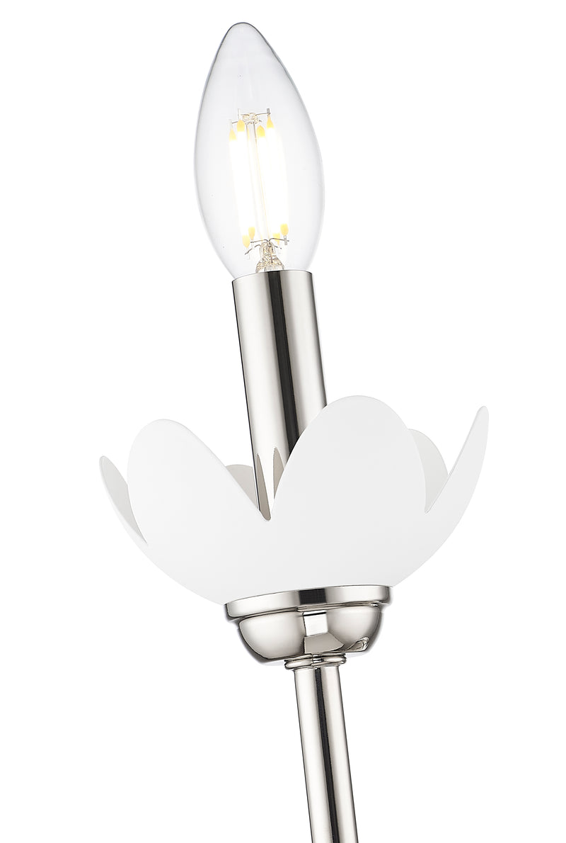 Allistair 1 Light 5.25" Wall Sconce in Polished Nickel