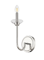 Allistair 1 Light 5.25" Wall Sconce in Polished Nickel
